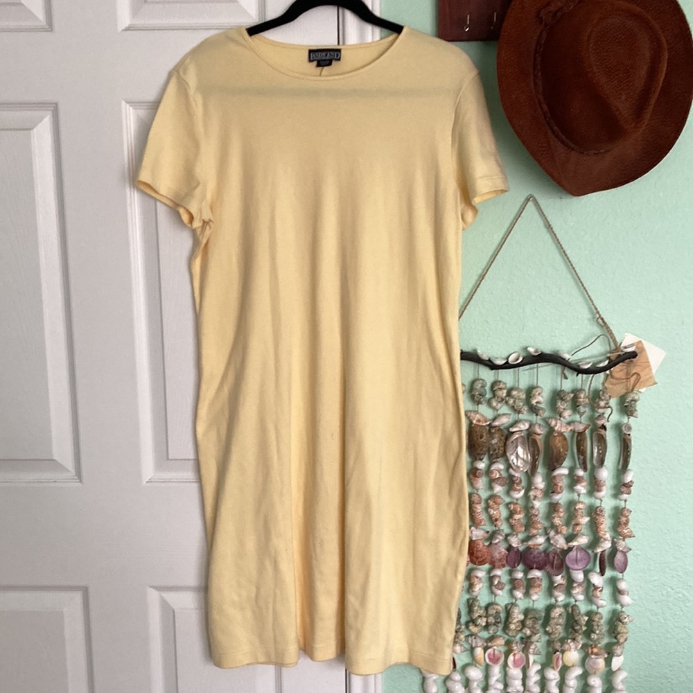 Yellow Tshirt Dress